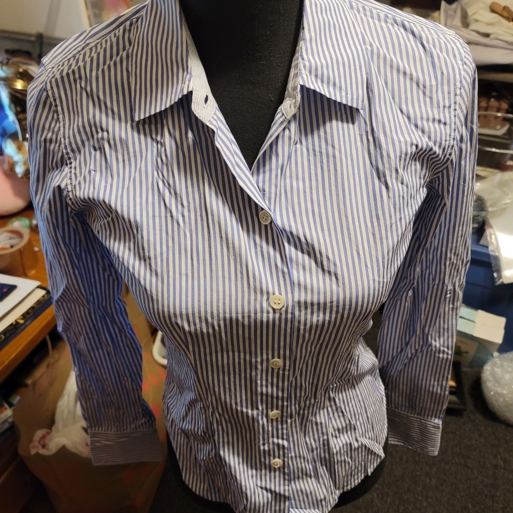 Theory Weylend 2-Dalton Striped theory shirt